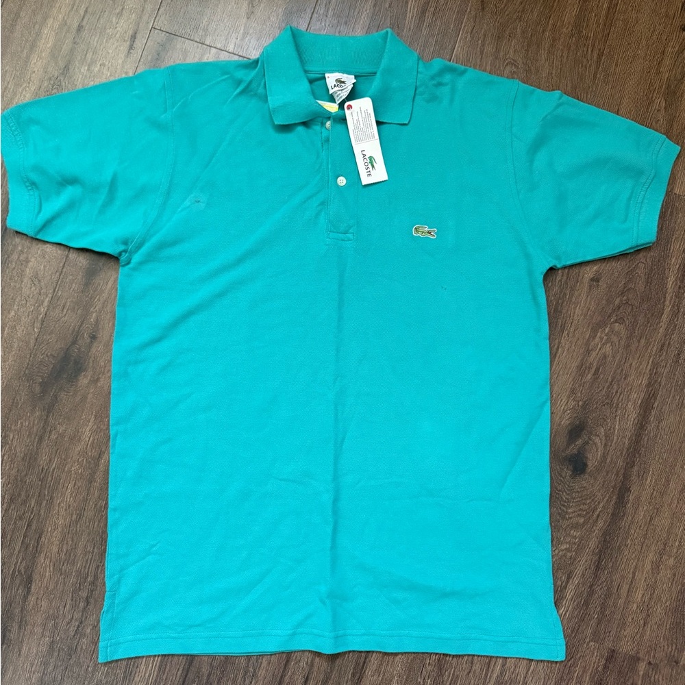 NWT Lacoste Men's Teal (Caiman ) Polo Shirt